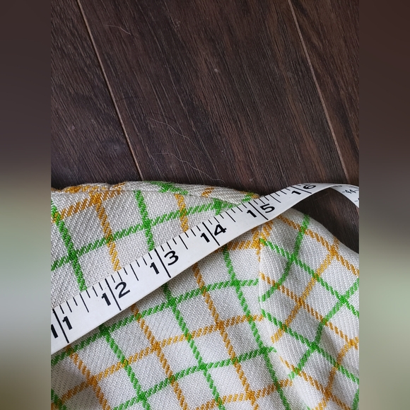 1960s wool blend dress, union made. Size small - Picture 9 of 12